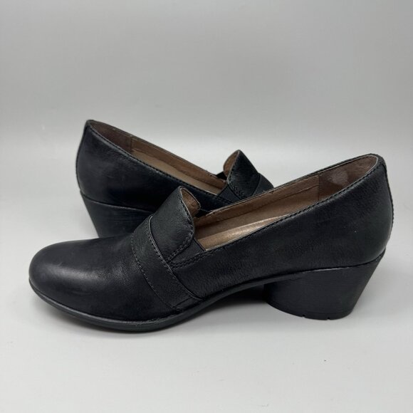 Dansko Rosalie Size 9.5 US Women's Black Leather Shoes Arch Support - Picture 3 of 9